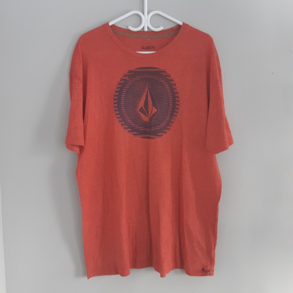 Volcom modern fit men's T-shirt, orange  Size XXL - Picture 1 of 10
